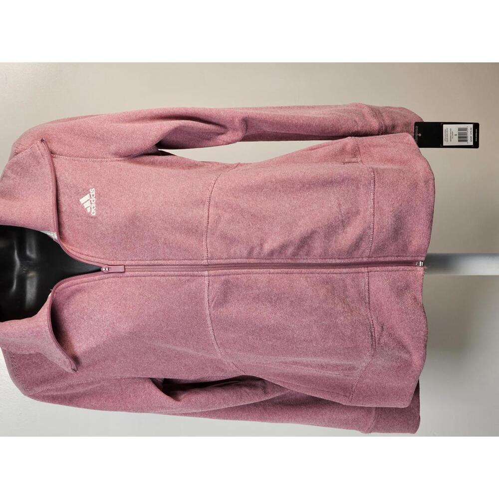 Adidas Pink Full-Zip Sports Jacket for Women NWT